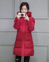 Casual Slim Hooded Coats Cotton Thick Warm Overcoat Outerwear Down Jacket