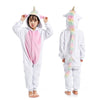 2020 kids chid unisex kugurumi pajamas animal anime sleepwear Unicorn cartton warm one piece clothing Christmas nightwear