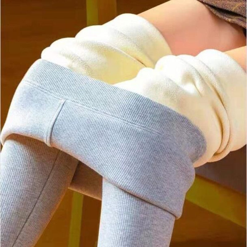 Winter Women Leggings High Waist Keep Warm Legging Female Plus Velvet Leggings Fashion Casual Warm Pants