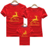 Christmas Dad Mom Baby T-Shirt Mother Daughter Father Son Look Clothes Mommy and Me Shirt Matching Family Outfits