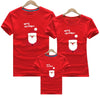 01-Christmas Dad Mom Baby T-Shirt Mother Daughter Father Son Look Clothes Mommy and Me Shirt Matching Family Outfits