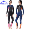 WildSurfer Women Diving Suit 3.5mm Neoprene Wetsuits One Piece Full Body Swimwear for Swim Surfing Snorkeling Spearfishing W132