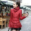 Women Filling Cotton Jacket Autumn And Winter Casual Style Woman Parkas Female Coats