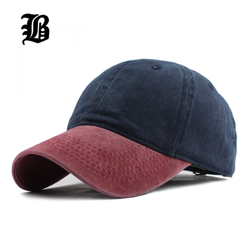 [FLB] 9 Mixed colors Washed Denim Snapback Hats Autumn Summer Men Women Baseball Cap Golf Sunblock Beisbol Casquette Hockey Caps