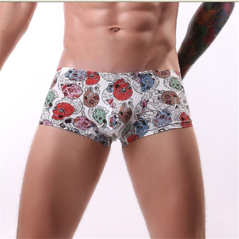 Men's underwear ice silk summer seamless underpants male pants boxer man casual plus size underwear men panties 2019